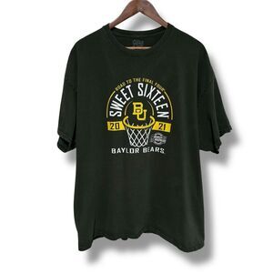 Blue 84 Men's Baylor Bears Basketball 2021 Sweet 16 Graphic T‎ Shirt XXL 25x30